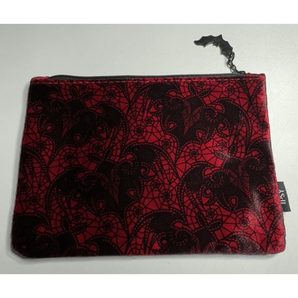 3 for $10 IPSY October 2023 Glam Makeup Bag GLAM-O-WEEN‎ Burgundy Black Spider - Picture 2 of 3